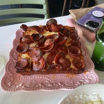Due Fiori - Pepperoni pizza - Italian Near Me - Long Beach, California Due Fiori - Pepperoni pizza - Italian Near Me - Long Beach, California