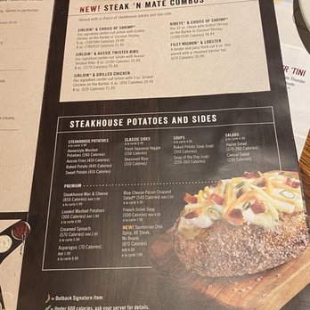 Outback Steakhouse - Menu - Steakhouses Near Me - Raleigh, North Carolina