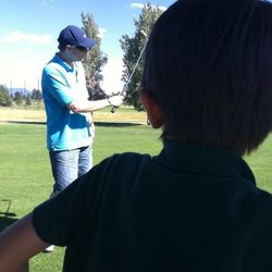 Daniel L Fiedler - Golfing in Pagosa in 2008 with my four year old son, Richard. Now at 13 he's the youngest freshman at Pagosa High School