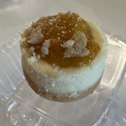 Bubbly Hall - New Albany - Peach cobbler mini. Yum! Three or four civilized bites or one gluttonous one! ;).