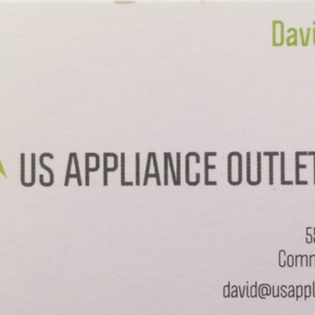 US Appliance Outlet - business card - Appliances Near Me - Commerce, California