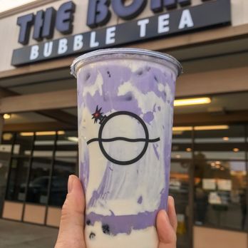 The Bomb Teashop - Taro bomb with boba - Bubble Tea Near Me - Roseville, California The Bomb Teashop - Taro bomb with boba - Bubble Tea Near Me - Roseville, California