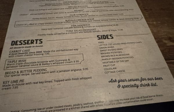 Menu photo 8 The Dublin Village Tavern Dublin, OH Menu photo 8 The Dublin Village Tavern Dublin, OH