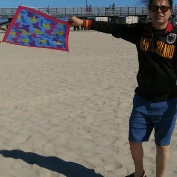 Up Up & Away - Maiden voyage. Extremely windy day. Go fly the kite! - Hobby Shops Near Me - Seal Beach, California Up Up & Away - Maiden voyage. Extremely windy day. Go fly the kite! - Hobby Shops Near Me - Seal Beach, California