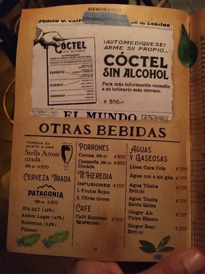 Menu photo 5 Boticario Palermo, C