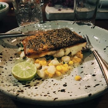 Manuela - Sea bass - New American Near Me - Los Angeles, California Manuela - Sea bass - New American Near Me - Los Angeles, California