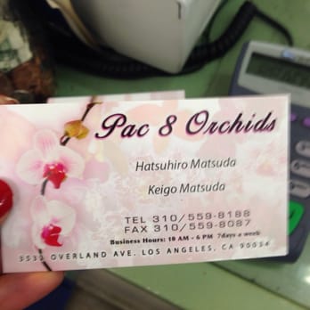 Pac 8 Orchids - Florists Near Me - Los Angeles, California