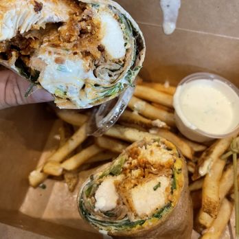 Dierks Bentley's Whiskey Row Gilbert - Buffalo chick wrap - delicious - Bars Near Me - Gilbert, Arizona