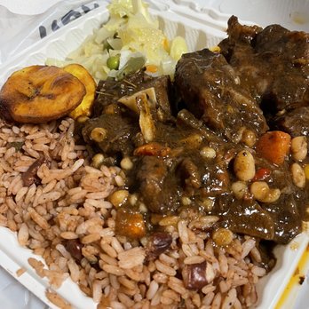 Unique J Kitchen and Bakery - Large Oxtail ($17.50) - Caribbean Near Me - Brooklyn, New York
