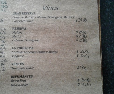 Menu photo 2 Planes Bistro Buenos Aires, C