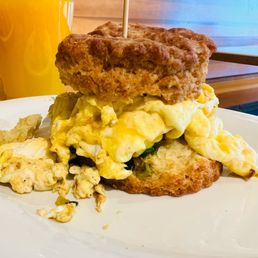Spinach, Egg, Cheese Biscuit Spinach, Egg, Cheese Biscuit