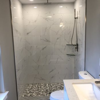 Sam's Tile, Kitchen & Bath - Our new shower still needs doors - Tiling Near Me - Mahopac, New York Sam's Tile, Kitchen & Bath - Our new shower still needs doors - Tiling Near Me - Mahopac, New York