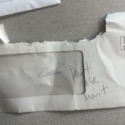 United States Post Office Chamblee - Vandalized mail by Lance in Chamblee GA 30341