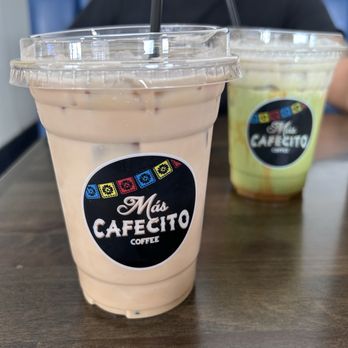 Más Cafecito Coffee - Honey vanilla latte & pumpkin matcha - Coffee & Tea Near Me - La Puente, California Más Cafecito Coffee - Honey vanilla latte & pumpkin matcha - Coffee & Tea Near Me - La Puente, California