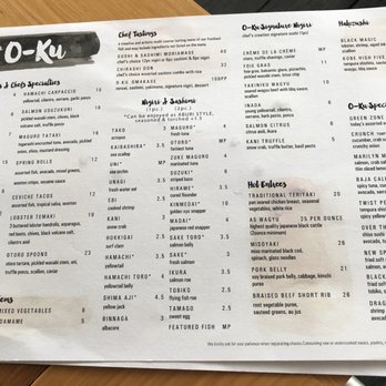 O-Ku - Menu 6/6/19 - Japanese Near Me - Atlanta, Georgia O-Ku - Menu 6/6/19 - Japanese Near Me - Atlanta, Georgia