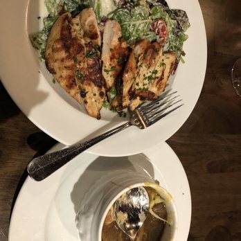 Hudson Grille - Grilled Chicken Salad and Gratinated Onion Soup - New American Near Me - White Plains, New York Hudson Grille - Grilled Chicken Salad and Gratinated Onion Soup - New American Near Me - White Plains, New York