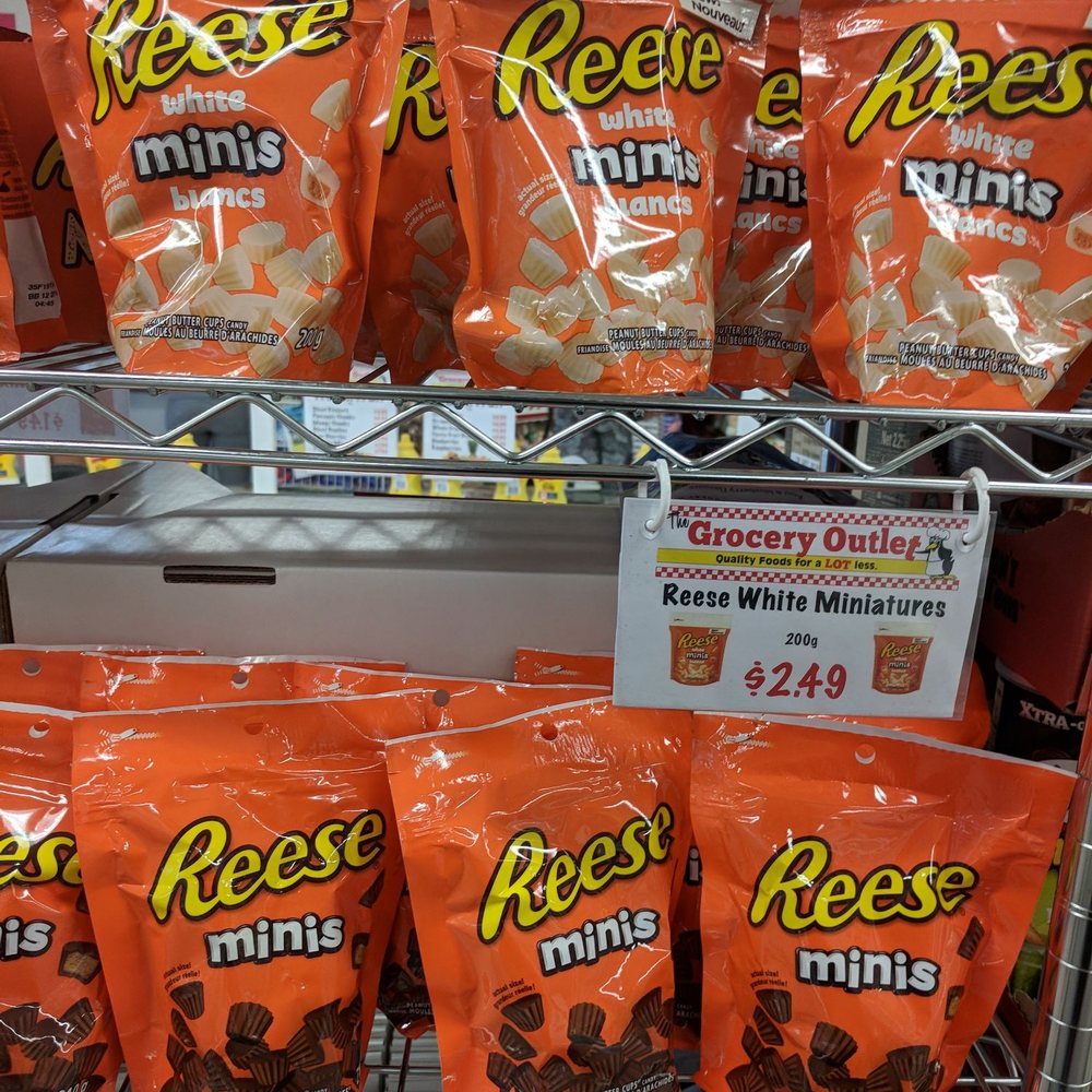 The Grocery Outlet - White and milk chocolate Reese minis - Grocery Near Me - Ajax, Ontario The Grocery Outlet - White and milk chocolate Reese minis - Grocery Near Me - Ajax, Ontario