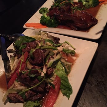 Panvimarn Thai Cuisine - Crispy Roasted Duck and Spicy Rib-eye salad! - Thai Near Me - Long Beach, California Panvimarn Thai Cuisine - Crispy Roasted Duck and Spicy Rib-eye salad! - Thai Near Me - Long Beach, California