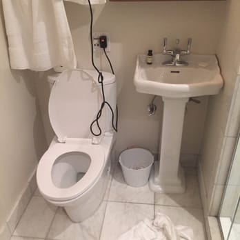 Hotel G - Little room to hold anything in the bathroom including my blow dryer - Hotels Near Me - San Francisco, California