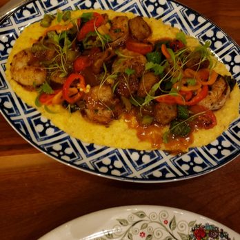 Unconventional Diner - Caribbean Shrimp and Grits - Breakfast & Brunch Near Me - Washington, DC, District of Columbia