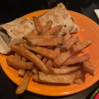 The Loading Dock Bar & Grill - The Ranch and Bacon chicken wrap with fries. - American Near Me - Dunmore, Pennsylvania