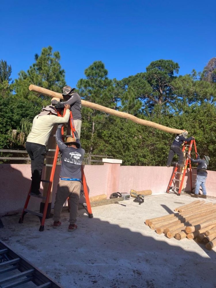 Slide of Luau Chikee Hut