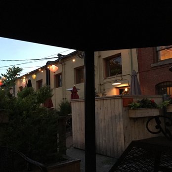 Olympic Club Hotel - Back patio from the smoking area. - Cinema Near Me - Centralia, Washington
