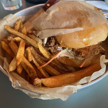 Otto’s Ice House - Winner winner chicken dinner aka SOTX HOT CHICKEN SANDWICH - Bars Near Me - San Antonio, Texas