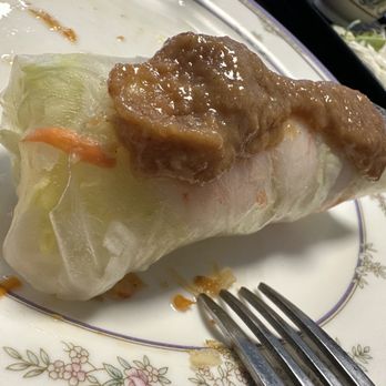 Karuna's Thai Plate - steamed spring rolls - OK - Thai Near Me - Tucson, Arizona