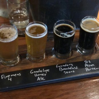 Whiskey Cake - Beer flight - New American Near Me - San Antonio, Texas Whiskey Cake - Beer flight - New American Near Me - San Antonio, Texas