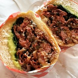 Hot Pastrami Sandwich