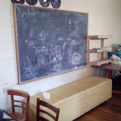 Red Bridge Cafe & Providore - Chalk board for the kiddies.