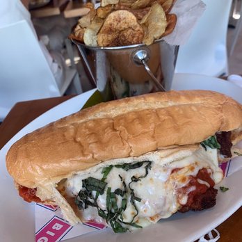 Big Pink - Chicken Parmesan hero sub - Pizza Near Me - Miami Beach, Florida Big Pink - Chicken Parmesan hero sub - Pizza Near Me - Miami Beach, Florida