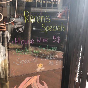 Reren Lamen & Bar - Drink specials - Ramen Near Me - Washington, DC, District of Columbia Reren Lamen & Bar - Drink specials - Ramen Near Me - Washington, DC, District of Columbia