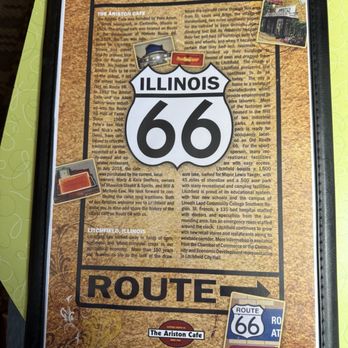 The Ariston Cafe - Menu Back Cover - American Near Me - Litchfield, Illinois The Ariston Cafe - Menu Back Cover - American Near Me - Litchfield, Illinois