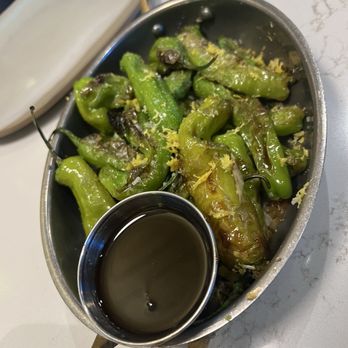 Tempo + Grace - Shishito peppers - American Near Me - Orlando, Florida Tempo + Grace - Shishito peppers - American Near Me - Orlando, Florida
