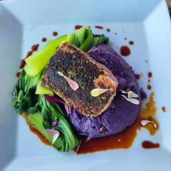 Oasis on the Beach - Perfectly cooked fish and sweet potatoes. Take the chef's suggestion on how to order the dish. - Hawaiian Near Me - Kapaa, Hawaii