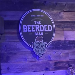 Their logo is a beard made of hops Their logo is a beard made of hops