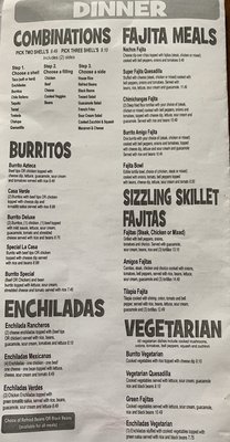 Menu photo 2 Los Amigos New Castle, PA