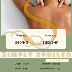 Simply Spoiled Mobile Massage - Apple Valley
Victorville
Spring Valley Lake
Hesperia
Oak-Hills