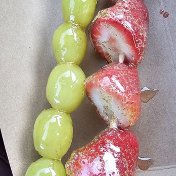 Forest Cafe - Tanghulu...my favorite. Both $5 each. - Desserts Near Me - Duluth, Georgia