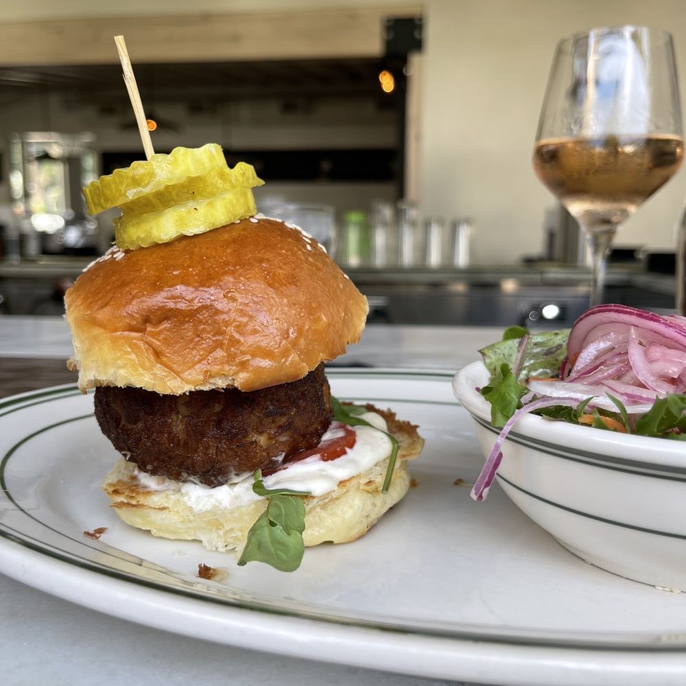 Barringer's Restaurant - Crab cake sandwich - Steakhouses Near Me - Fish Creek, Wisconsin