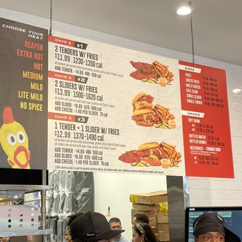 Dave's Hot Chicken - Menu - Chicken Shop Near Me - Orlando, Florida