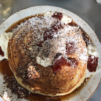 B Bistro + Bakery - Guava pancakes - it's bigger than most faces! - Bakeries Near Me - Miami, Florida