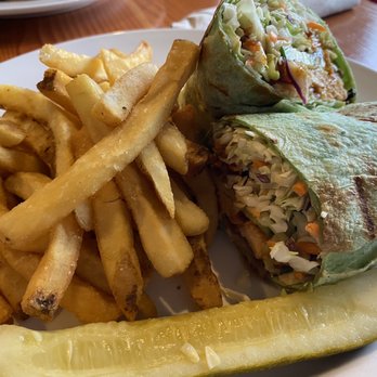 Full Sail Brew Pub - Korean BBQ Chicken Wrap - Pubs Near Me - Hood River, Oregon Full Sail Brew Pub - Korean BBQ Chicken Wrap - Pubs Near Me - Hood River, Oregon