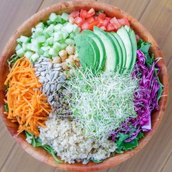 Active Culture - Big Salad. Organic mixed greens with all the veggies!