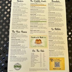 Breakfast, Brunch or lunch Menu