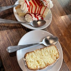 Falabella Family Bistro - Homemade Lemon cake and cheesecake.