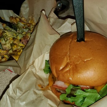 Burning Buns - Dr jeckel and Mr Hyde burger with Cubano fries - Food Trucks Near Me
