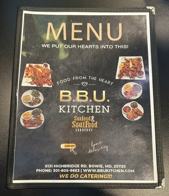 Menu photo 6 BBU Kitchen Bowie, MD